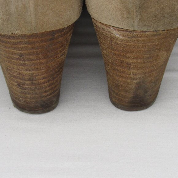 Madewell Tan Suede THE BILLIE BOOT Ankle Bootie Women's 8 - Picture 5 of 12